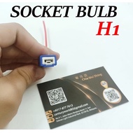 Car Headlight Socket Connector Lamp Bulb Wiring Harness H1 Head Lamp Bulb Ceramic / BULB SOCKET H1
