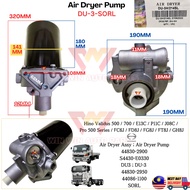DU-3-SORL Hino Validus 500 / 700 /E13C /FC6J (Pam Pengering Udara) Air Dryer Assy  Air Dryer Pump : 