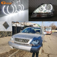 For Lexus RX 300 RX300 Toyota Harrier 1998-2003 Ultra Bright SMD LED Angel Eyes Halo Rings Kit Day L