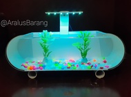 Aquarium Mini Full Set / Aquarium Akrilik / Aquarium Ikan Cupang / Aquarium Ikan Hias /Aquarium Kaca
