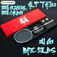 PDK_ ALPSPORT TAJ2.0 Pro Dragon Pola Naga 100% Original Racket Badminton Max 30LBS 10U G5 Raket Bulu