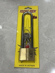 Ổ khóa đồng thân rộng 40mm (4F) càng dài Vuong Niem (Vua Miên) Khóa Vương Niệm càng dài 7cm và 13cm