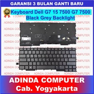 Dell G7 15 7500 G7 7500 012PWM Black Grey Backlight Keyboard