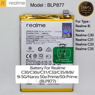OPPO A15 A3S REALME C1 A5s A12E AX5 A12 BLP673 REALME C30S C33 C33s C35 Note 50 CPH2185 BLP877 BLP81