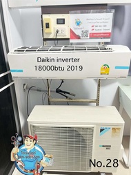 แอร์มือสอง Daikin inverter 18000btu ปี 2019⭐️⭐️