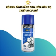 Bình xịt tẩy rửa dầu nhớt vệ sinh bình xăng con OTECH BX-3 (450ml) carburetor & choke cleaner carbon