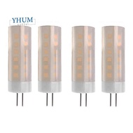 4 Pcs G4 Bulbs 1400-1800k 12V Low Voltage Flame Lamp Atmosphere Decoration Holiday Bulb Chandelier C