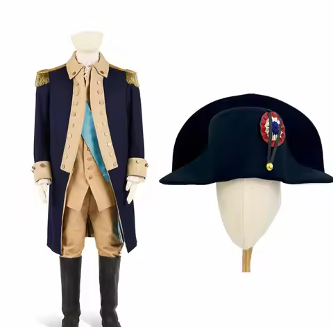Custom Made George Washington Military Cospaly Costume Historical Hamilton Adult Mens Napolenic Mili