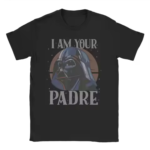 Novelty Darth Maul Vader I Am Your Padre Father's Day T-Shirt for Men Women Crewneck Cotton T Shirts