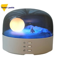 Night Light Bluetooth Speaker Bedside Lamp Moon Atmosphere Lamp 2 in 1 Bluetooth Music Lamp Recharge