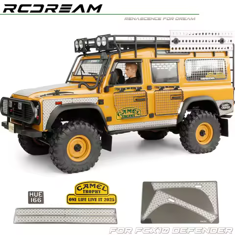 RCDream 1/10 Metal Chequered Diamond Plates Sheet Reversible Window Foldable Tool Table Mesh for FCX