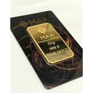 100% gold bar brand Amelthyst (50 GRAM)