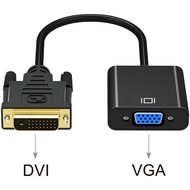 DVI to VGA Adapter,1080p Active DVI-D to VGA Adapter Converter 24+1 Male to Female Adapter