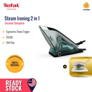 Tefal Seterika Wap + Kuali Serbaguna - Duo Power 2 in 1 Iron & Steam JF4033G0 + Tefal One-Pick-Pot-P