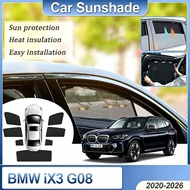 【READY STOCK】  For BMW iX3 G08 2020‑2026 MagneticSunshade Sun Visors Blocks UV Rays Car Accessories