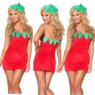 Happy Party Halloween Costume Cos Fruit Costume Men Women Banana Strawberry Costume Evil Banana Cost