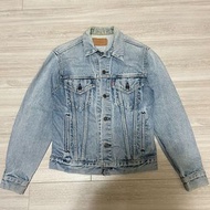 美國製老款 Levis levi's 70506-0216 SIZE 36約S號 VINTAGE 老款淺藍古著牛仔外套