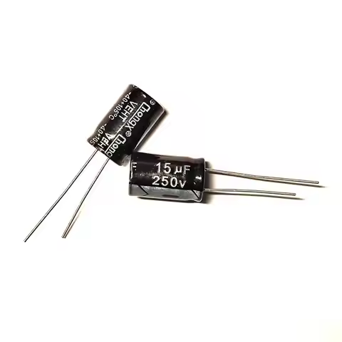 10pcs 15uF 250V 15MFD 250Volt Aluminum Electrolytic Capacitor 10*16mm Radial 15mf250v 15uf250v 250v1