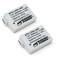 Wasabi Power Battery for Canon LP-E8 (2-Pack) for Canon EOS 550D, EOS 600D, EOS 700D, EOS Rebel T2i,