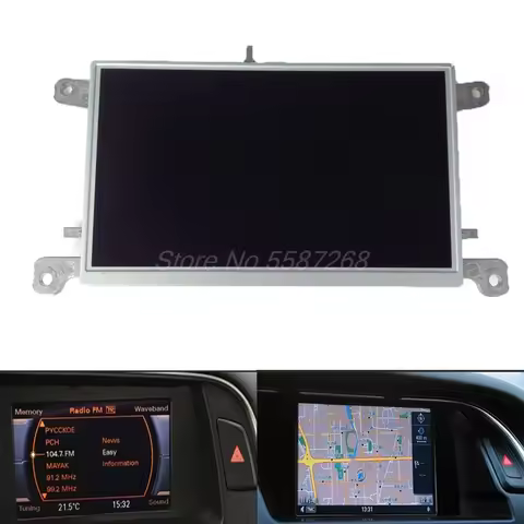 8T0919603G E F For Audi A4 B8 A5 Q5 2010 2012 2015 MMI Multi Media Display Unit 6.5" LCD Screen GPS 