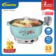 PowerPac Steamboat 2.5L Electric Multi cooker noodle cooker pot with 304 Stainless steel inner pot (