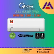 MIDEA R32 Inverter 5-Star ALL EASY Pro (1.0HP, 1.5HP, 2.0HP, 2.5HP)