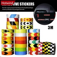 HOTWIND Car Safety Warning Tape Reflective Sticker Motorcycle Bicycle Decal Decor Reflective Strips Q2V3