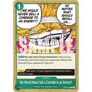 [OnePiece Card] OP08-038 | C | EVENT We Would Never Sell a Comrade to an Enemy