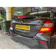 Perodua Bezza Gear Up Plus Spoiler Ducktail Spoiler Fiber
