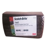 Scotch Brite Maroon 3M 7447 General Purpose Hand Pad Flexible Sandpaper