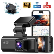 REDTIGER F7N Dash CameraFront and Rear 4k Dash Cam Drive Recorder for WiFi GPS Car Dvr for 24H Parking Mode Black Box for Car