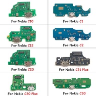 USB Charger Charging Port Flex Cable Connector Microphone Board For Nokia G50 G21 G20 G11 C30 C20 C1