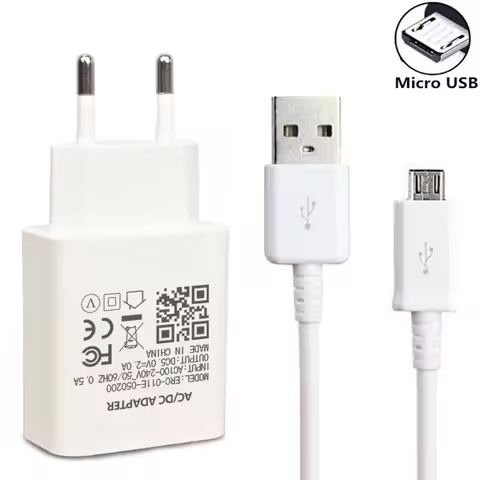 EU Plug Charger Adapter For Huawei Y5 Y6 Y7 2018 Honor 7A 7C 8A 8C Redmi 6 7 7A Note 5 6 Micro USB C