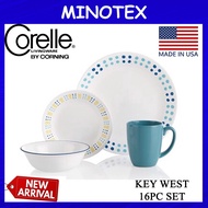 Corelle 16pcs Key West Dinnerware Set Livingware Dinner Serve Set / Set Pinggan Corelle