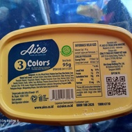 Es krim Aice 3 Colors Rasa coklat vanilla Strawberry