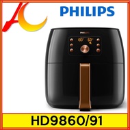 Philips HD9860/91 Premium AirFryer XXL Smart Sensor Series 1.4kg Capacity Fry bake grill roast reheat 2YW (9860 HD9860)