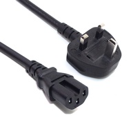 IEC C15 Female Adapter AC Power Cord Singapore Malaysia PDU UPS Extension Cable UK BS1363 Plug To C1