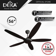 Deka 56 Inch Ac Motor 4 Speed Ceiling Fan DKR 56 | 42 Inch DKR 42 with Remote Control and Toggling Function | Ceiling Fan Siling Fan Kipas Siling Murah 风扇