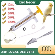 Parrot Handfeeding Syringe Kit with Spoon, Baby Bird Feeder, 10ml 20ml 30ml 50ml Syringe Feeding