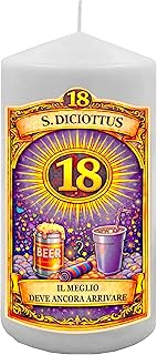 18th Birthday Papyrus Maxi Candle - Humorous Greeting Card - Maxi Size