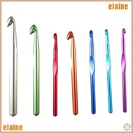 ELAINE2 Weaving Tool, Aluminum 7Pcs/Set Large Crochet Hooks, Craft 6.5mm,7mm,8mm,9mm,10mm,12mm,15mm 