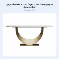 Light Luxury design Geometric Base Hall Table Modern Minimalist Entryway Stand Creative creative hom