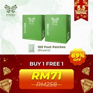 B1F1-Itsuki Kenko Detox Foot Patch Japan- Pain Relief,Diabetes/Pelekat Kaki Buang Toksin/足贴排毒-100pcs
