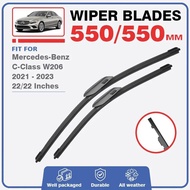 Front Wiper Blades For Mercedes Benz C Class W206 2021 2022 2023 Windshield Windscreen Accessories W