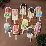 3D Eid Ice Cream Envelopes Angpau Thr Unique Ice Cream Viral 2025 Contents 5 Pcs Thick