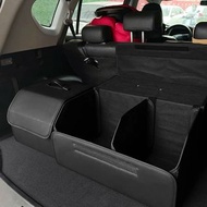 PU皮革多功能可折疊汽車後備箱收納盒整理箱汽車後備箱收納整理器汽車配件
