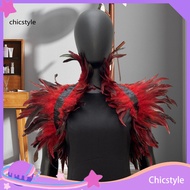 chicstyle Adjustable Feather Shawl Stage Performance Feather Shawl Feather Shrug Shawl Soft Adjustab