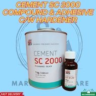 CEMENT SC 2000 COMPOUND & ADHESIVE C/W HARDENER