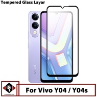 LAYAR Vivo Y04 / Y04S Screen Tempered Glass Anti-Scratch Full Cover Screen