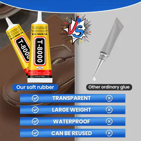 JXVX T-8000 transparent adhesive mobile phone maintenance liquid touch screen T8000 jewelry craft cl